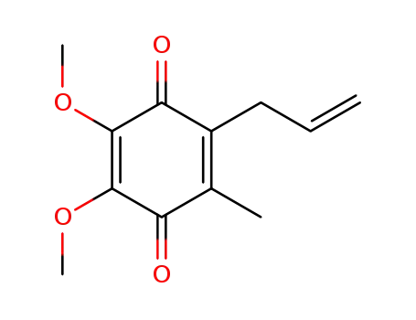 2,5-Cyclohexadiene-1,4-dione, 2,3-dimethoxy-6-methyl-5-(2-propenyl)-