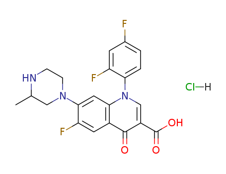 TEMAFLOXACIN HYDROCHLORIDE