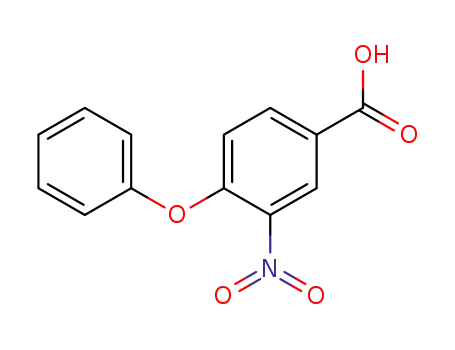Molecular Structure of 202209-14-1 (3-nitro-4-phenoxybenzoic acid)