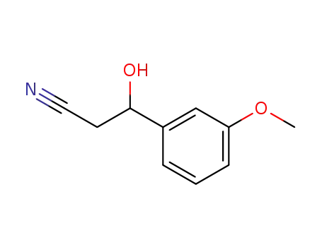 3-hjydroxy-3-(3-methoxyphenyl)propanenitrile