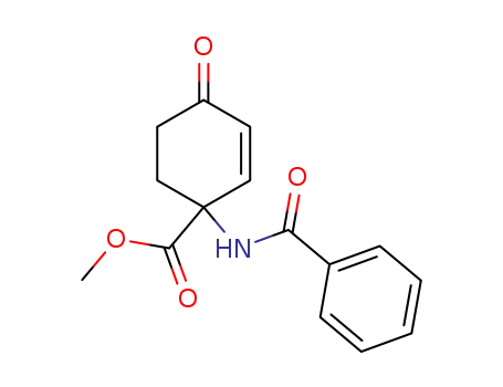methyl 1-benzimido-4-oxo-2-cyclohexene-1-carboxylate