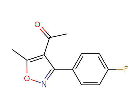 Ethanone, 1-[3-(4-fluorophenyl)-5-methyl-4-isoxazolyl]-