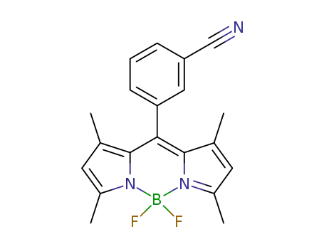 3-(5,5-difluoro-1,3,7,9-tetramethyl-5H-4λ4,5λ4-dipyrrolo[1,2-c:2’,1’-f][1,3,2]diazaborinin-10-yl)benzonitrile