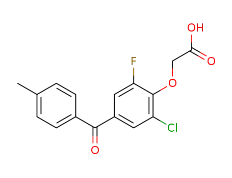 C<sub>16</sub>H<sub>12</sub>ClFO<sub>4</sub>