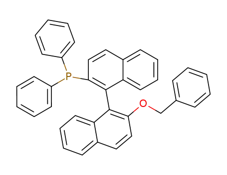 Molecular Structure of 137769-31-4 (Phosphine, diphenyl[2'-(phenylmethoxy)[1,1'-binaphthalen]-2-yl]-, (S)-)