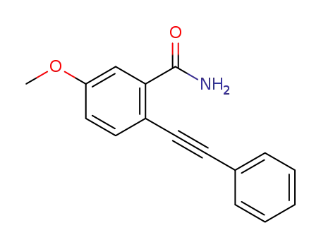 5-methoxy-2-(phenylethynyl)benzamide