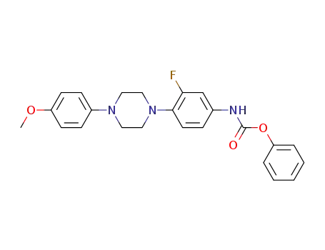 phenyl (3-fluoro-4-(4-(4-methoxyphenyl)piperazin-1-yl)phenyl)carbamate
