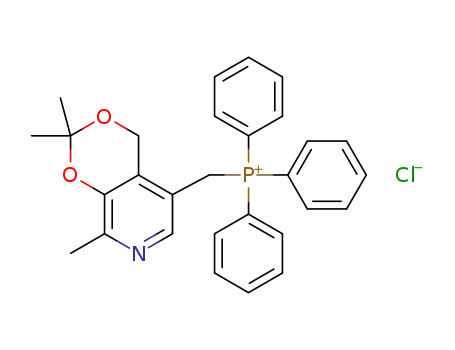 5-[(triphenylphosphonio)methyl]-2,2,8-trimethyl-4H-[1,3]dioxino[4,5-c]pyridine chloride