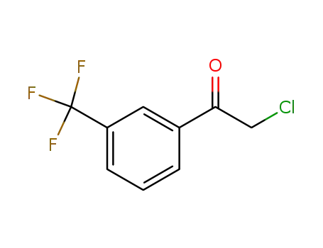 Molecular Structure of 439807-20-2 (3-TRIFLUOROMETHYLPHENACYLCHLORIDE)