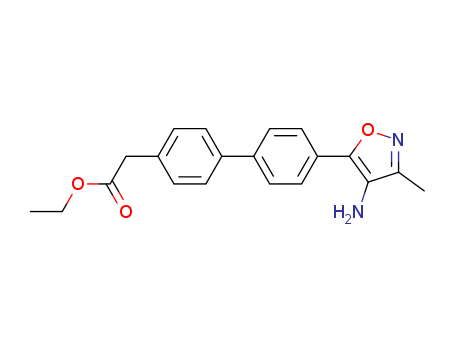 ethyl 2-(4'-(4-amino-3-methylisoxazol-5-yl)biphenyl-4-yl)acetate