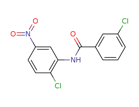 Molecular Structure of 346696-94-4 (3-chloro-N-(2-chloro-5-nitrophenyl)benzamide)