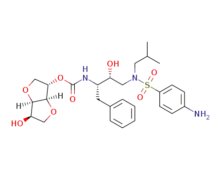 C<sub>27</sub>H<sub>37</sub>N<sub>3</sub>O<sub>8</sub>S