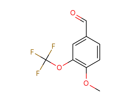 Molecular Structure of 853771-90-1 (4-METHOXY-3-(TRIFLUOROMETHOXY)BENZALDEHYDE)
