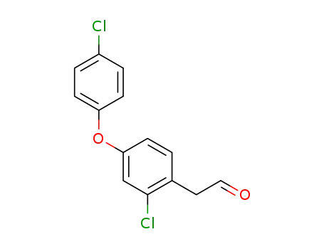 2-(2-chloro-4-(4-chlorophenoxy)phenyl)acetaldehyde