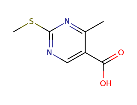 4-Methyl-2-(methylsulfanyl)-5-pyrimidinecarboxylic acid 98276-75-6