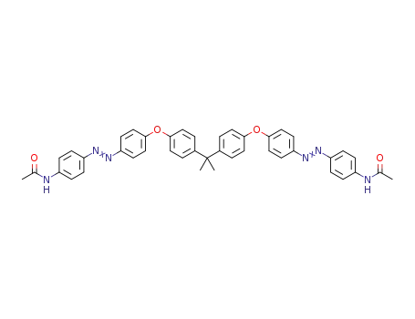 Molecular Structure of 1531603-52-7 (2,2-bis{4-[4-(4-acetamidophenyldiazenyl)phenoxy]phenyl}propane)