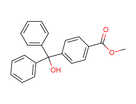 Benzoic acid, 4-(hydroxydiphenylmethyl)-, methyl ester