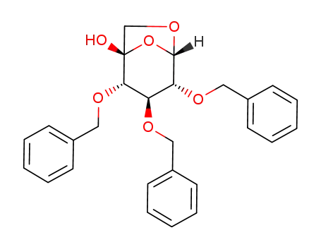 2,3,4-tri-O-benzyl-1,6-anhydro-β-L-idopyranos-5-ulo-5-hydrate