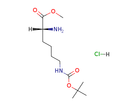 (R)-Methyl 2-aMino-6-((tert-butoxycarbonyl)aMino)hexanoate hydrochloride