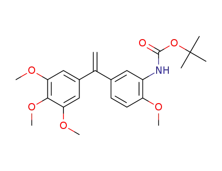 1-[3'-(N-tert-butyloxycarbonylamino)-4'-methoxyphenyl]-1-(3'',4'',5''-trimethoxyphenyl)ethylene