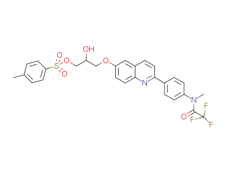 C<sub>28</sub>H<sub>25</sub>F<sub>3</sub>N<sub>2</sub>O<sub>6</sub>S