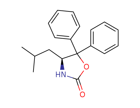 (S)-(-)-5,5-DIPHENYL-4-ISOBUTYL-2-OXAZOLIDINONE