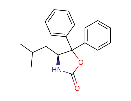 (4R)-4-(2-Methylpropyl)-5,5-diphenyl-1,3-oxazolidin-2-one