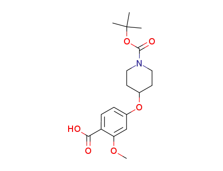 4-(1-(tert-butoxycarbonyl)piperidin-4-yloxy)-2-methoxybenzoic acid