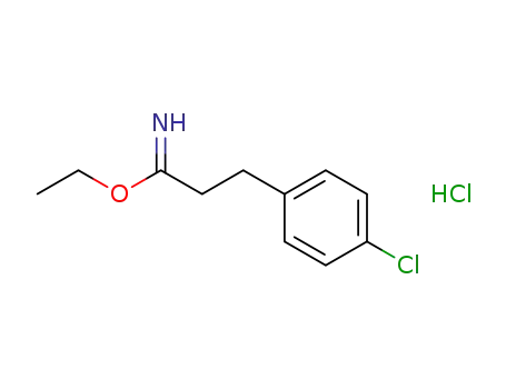 ethyl 3-(4-chlorophenyl)propionimidate hydrochloride