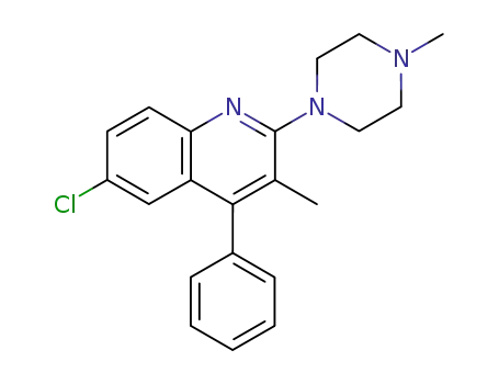 6-chloro-3-methyl-2-(4-methylpiperazin-1-yl)-4-phenylquinoline
