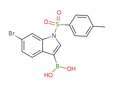 Boronic acid, [6-bromo-1-[(4-methylphenyl)sulfonyl]-1H-indol-3-yl]-