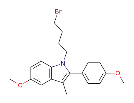 1-(4-Bromobutyl)-5-methoxy-2-(4-methoxyphenyl)-3-methyl-1H-indole