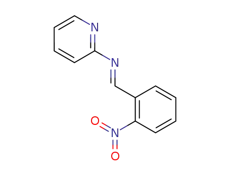 Molecular Structure of 66385-94-2 (2-Pyridinamine, N-[(2-nitrophenyl)methylene]-)