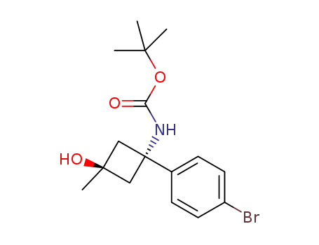 tert-부틸 트랜스-1-(4-브로모페닐)-3-히드록시-3-메틸시클로부틸카르바메이트