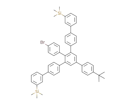 1-(4-bromophenyl)-4-(4-tert-butylphenyl)-2,6-bis(4-(3-tri-methylsilylphenyl)phenyl)benzene