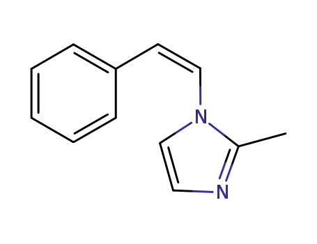 Molecular Structure of 1198306-57-8 ((Z)-2-methyl-1-styryl-1H-imidazole)