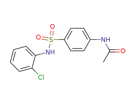 Molecular Structure of 19838-03-0 (4'-(2-ChlorophenylsulfaMoyl)acetanilide, 97%)