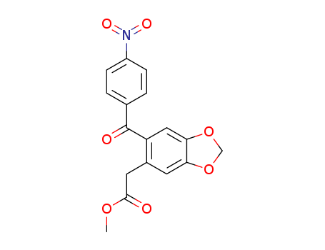 6-(4-Nitrobenzoyl)-1,3-benzodioxole-5-acetic Acid Methyl Ester
