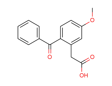 2-Benzoyl-5-methoxyphenylacetic acid