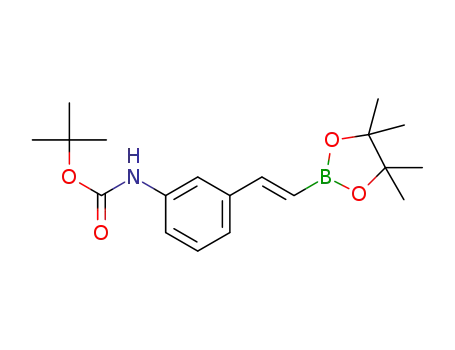 tert-butyl (E)-(3-(2-(4,4,5,5-tetramethyl-1,3,2-dioxaborolan-2-yl)vinyl)phenyl)carbamate
