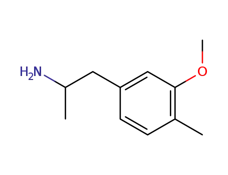 Molecular Structure of 87179-33-7 (1-(3-methoxy-4-methylphenyl)-2-aminopropane)