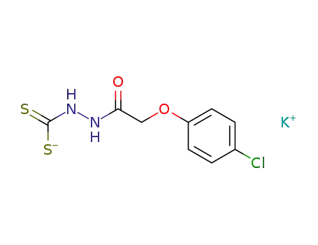 Acetic acid, (4-chlorophenoxy)-, 2-(dithiocarboxy)hydrazide,
monopotassium salt