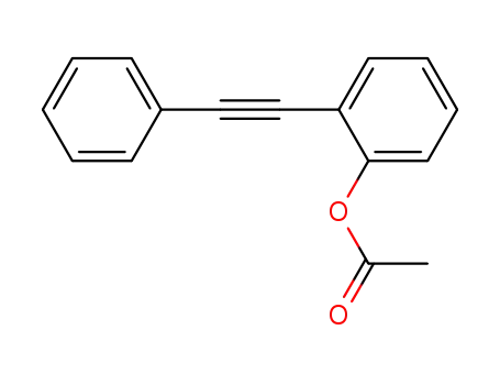 Phenol, 2-(phenylethynyl)-, acetate