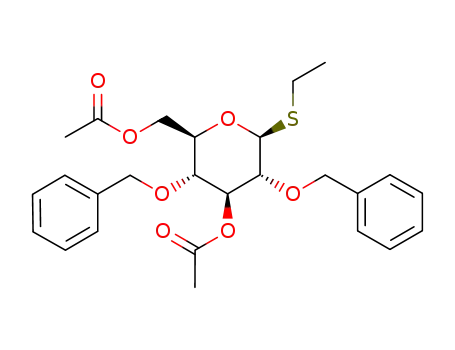 ethyl 3,6-di-O-acetyl-2,4-di-O-benzyl-1-thio-β-D-glucopyranoside