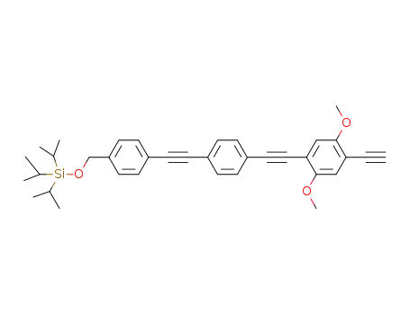 {[4-(2-{4-[2-(4-ethynyl-2,5-dimethoxyphenyl)ethynyl]phenyl}ethynyl)phenyl]methoxy}triisopropylsilane