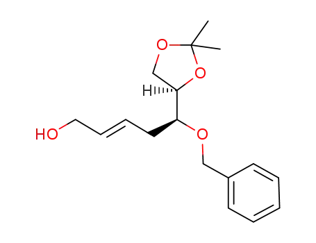 (S,E)-5-(benzyloxy)-5-((R)-2,2-dimethyl-1,3-dioxolan-4-yl)pent-2-en-1-ol