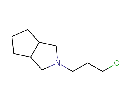 Molecular Structure of 1438081-50-5 (2-(3-chloropropyl)octahydrocyclopenta[c]pyrrole)