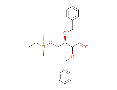 (2S,3R)-2,3-bis(benzyloxy)-4-((tert-butyldimethylsilyl)oxy)butanal
