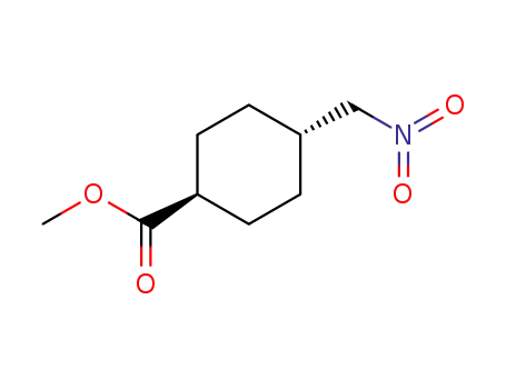 Molecular Structure of 1456626-16-6 ((1R,4R)-4-(nitromethyl)cyclohexanecarboxylic acid methyl ester)