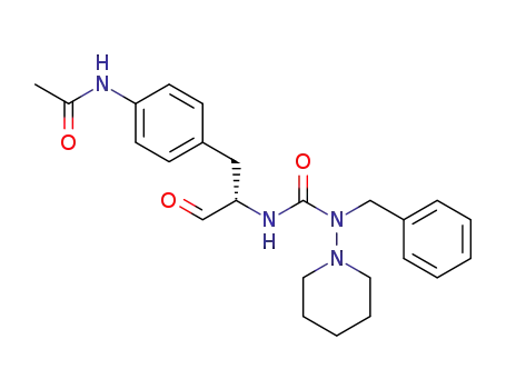 (S)-1-benzyl-3-(1-(4-acetamidobenzyl)-2-oxoethyl)-1-piperidin-1-ylurea